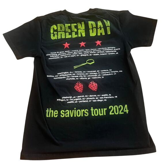 Green Day American Idiot 2004 Tour Shirt Concert Tee Size Small - Picture 2 of 5